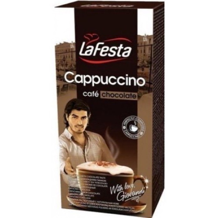 LA FESTA Каппучино Шоколад 12,5 гр.*10 пак. (8) ЖЦ
