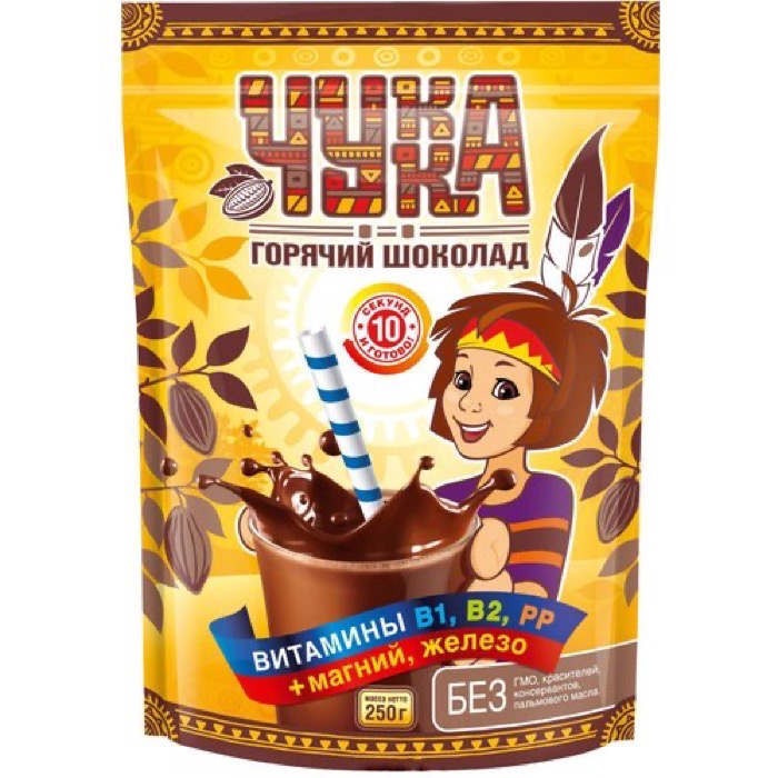 Какао Чукка 250 гр. гран. пакет (10)