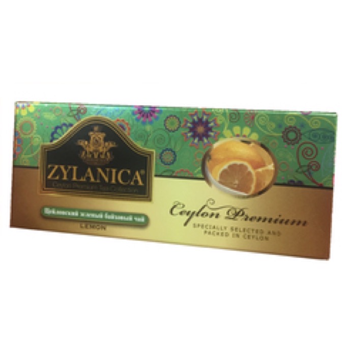 Ceylon Premium Collection зеленый с Лимоном 25 пак.*2 гр. (12)