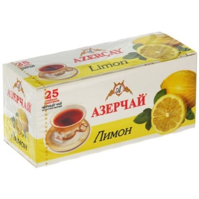 Лимон цедра, черный 25 пак.х 1,8 гр. (24) РОССИЯ