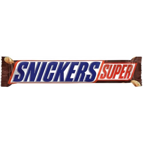 Шоколад Сникерс Супер 80 гр. (32 шт) 4 бл. в кор./ 64 в пал.