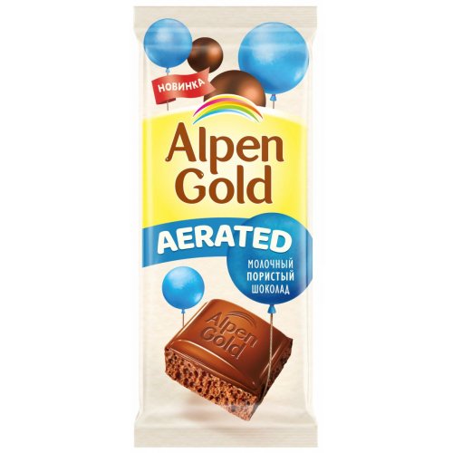 Шоколад Альпен Голд (молочный Пористый),85 гр. (13)