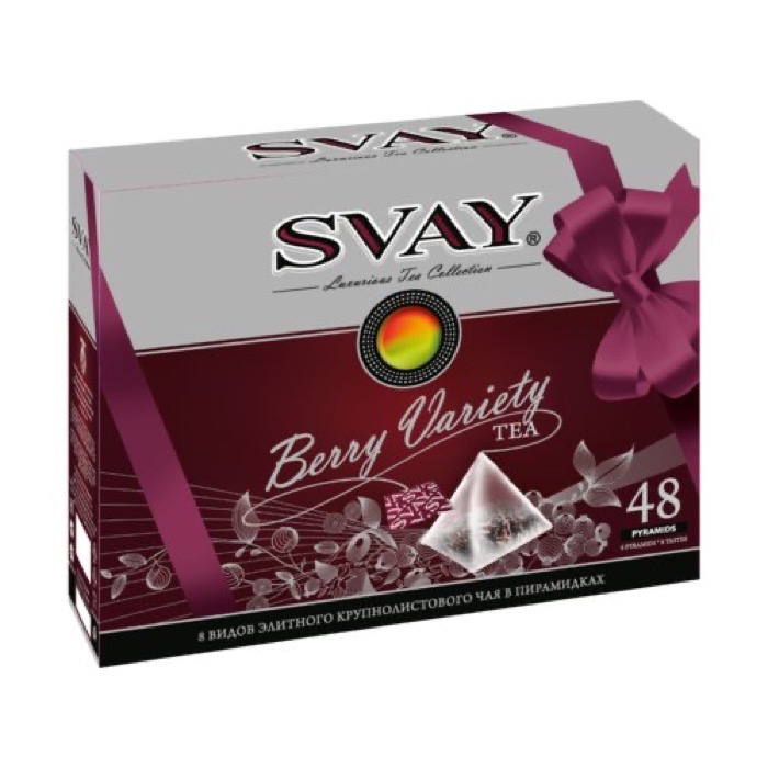 Svay Berry Variety 48*2,5 гр., черный, зеленый, пирамидки (6) ЖЦ