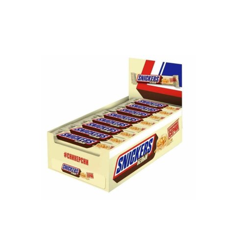 Шоколад Сникерс White, 81 гр. (32 шт) 5 бл. в кор./ 48 в пал.